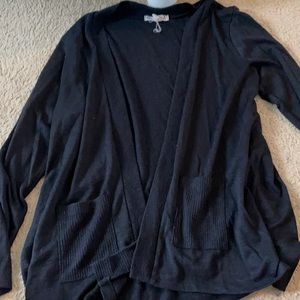 Black cardigan